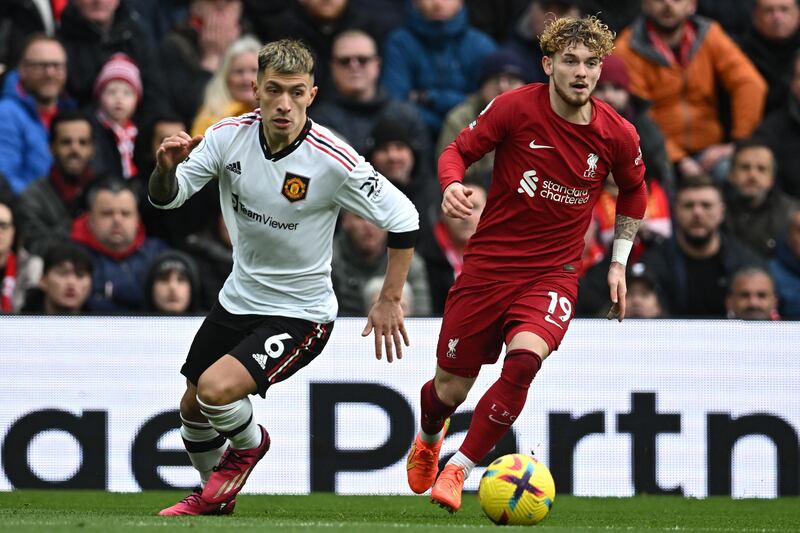 Lisandro Martinez – 2. Headed a 21st minute Robertson shot clear and blocked Nunez a minute later. Then his arm blocked the dangerous Salah. Fell apart like his team. Booked. AFP