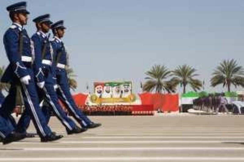 Abu Dhabi - February 22, 2010: The Abu Dhabi Police College Graduation. Lauren Lancaster / The National