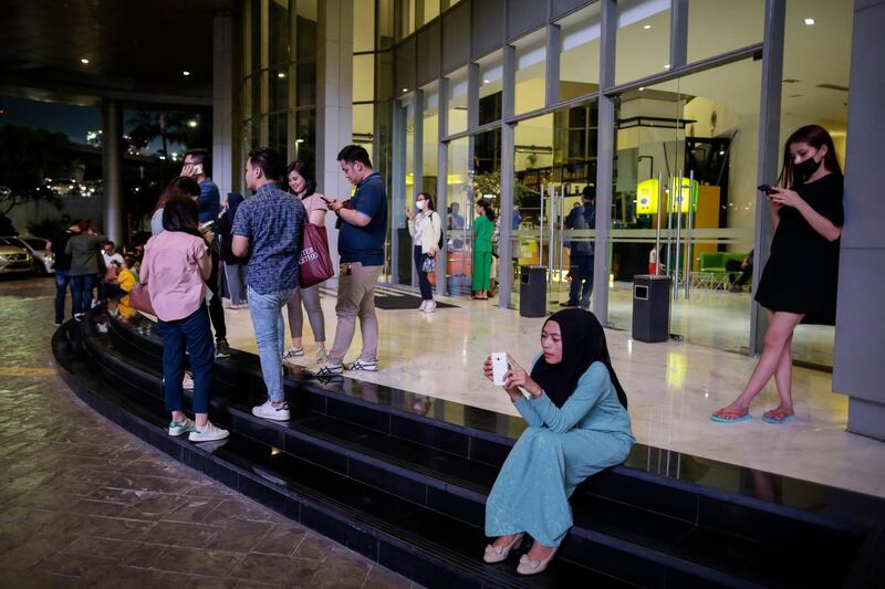 The US Geological Survey said the 6.8-magnitude earthquake hit at a depth of 59 kilometres, about 227km from the city of Teluk Betung in Banten province on the island of Java. EPA