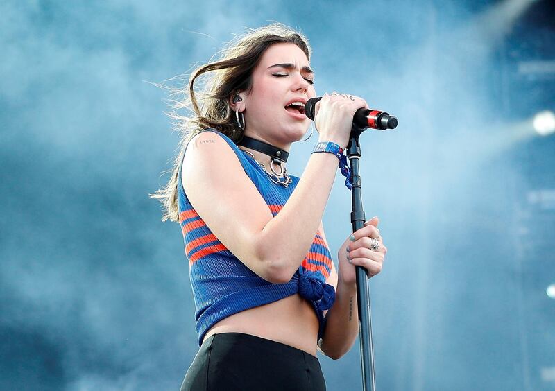 NEW YORK, NY - JUNE 03:  Dua Lipa performs live onstage during 2017 Governors Ball Music Festival - Day 2 at Randall's Island on June 3, 2017 in New York City.  (Photo by Taylor Hill/Getty Images for Governors Ball)