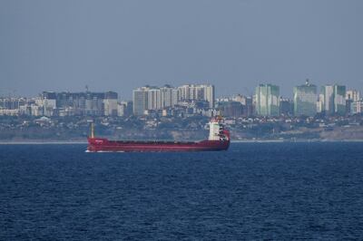 Black Sea shipping has been restricted since Russia invaded Ukraine but a new corridor has revived interest from carriers. EPA 