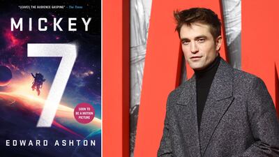 The sci-fi story by Edward Ashton explored the idea of immortality; the film stars Robert Pattinson. Photo: Simon & Schuster; Reuters