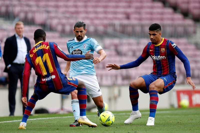 Ronald Araujo 7 - Big moment was a 60th minute header right in front of goal but headed over as Barça desperately pushed for the lead. He put his head in his hands – it was a real chance. At the other end struggled to block. EPA