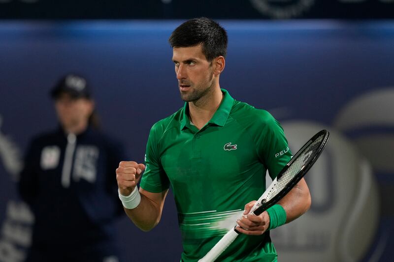 Novak Djokovic defeated Lorenzo Musetti on his comeback to tennis. AP