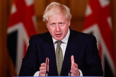 Britain's Prime Minister Boris Johnson said the European Union's position on Brexit negotiations was "completely unacceptable" to Britain. Reuters  