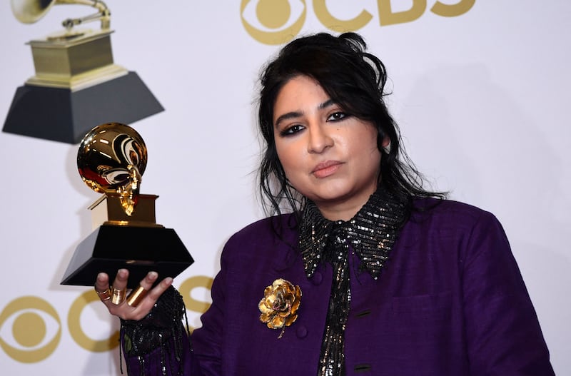 Pakistani singer Arooj Aftab won the Best Global Music Performance prize at the 64th Annual Grammy Awards. AFP