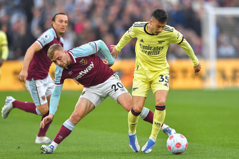 Gabriel Martinelli – 6 Spotting Gabriel at the back post, Martinelli linked with his compatriot to hand Arsenal the lead for the second time. 

EPA