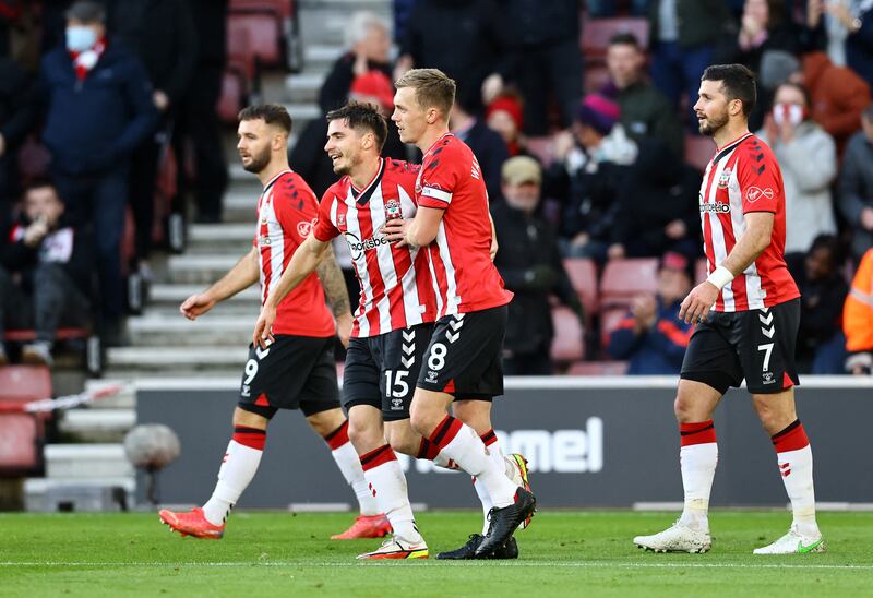 James Ward-Prowse, 8 -  Three in three now for the man with arguably the best right foot in the Premier League. He opened the scoring with an absolute stunner, cutting across the ball with the outside of his boot to curl spectacularly into the far corner. Reuters