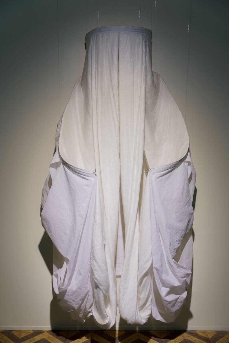 Filwa Nazer, 'In the Fold', 2019, a work commissioned by the Saudi Art Council. Photo: Filwa Nazer, Ministry of Culture, Saudi Arabia