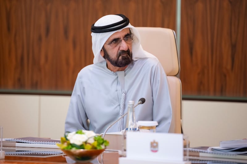 Sheikh Mohammed bin Rashid, Vice President and Ruler of Dubai, has said the drainage project will serve Dubai for the next 100 years Photo: Dubai Media Office