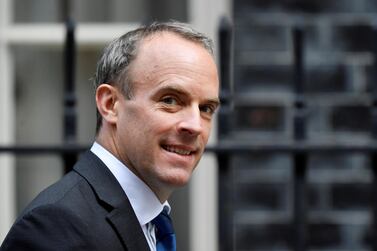 Britain's Foreign Secretary Dominic Raab has held talks with his Iranian counterpart Javad Zarif. REUTERS/Toby Melville/File Photo