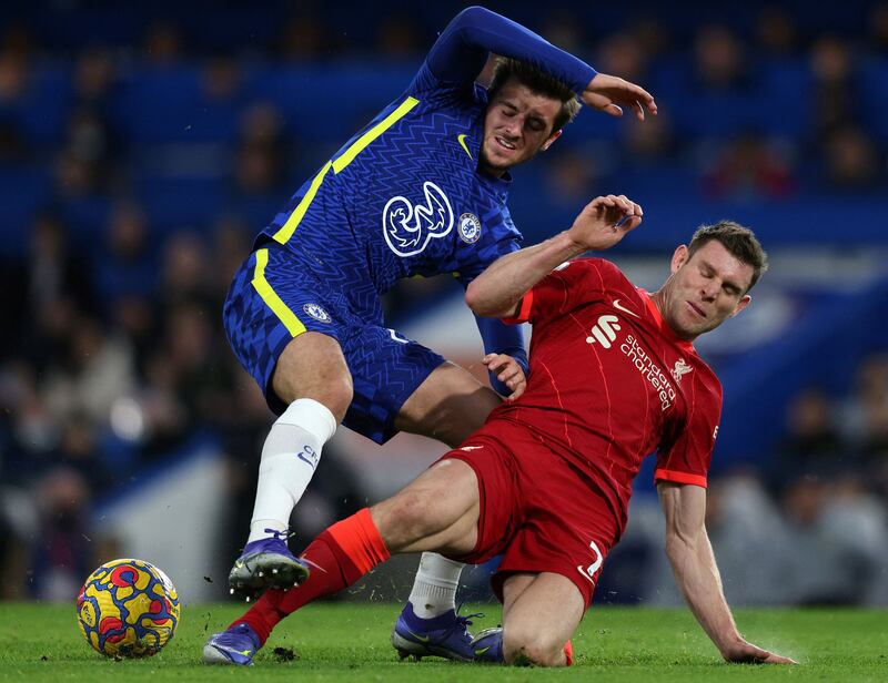 James Milner - 4

The 35-year-old made a great challenge in the area to stop Mount but gave away a poor free kick that led to Chelsea’s first goal. He became more ineffective as the game went on and was replaced by Keita in the 69th minute. AFP