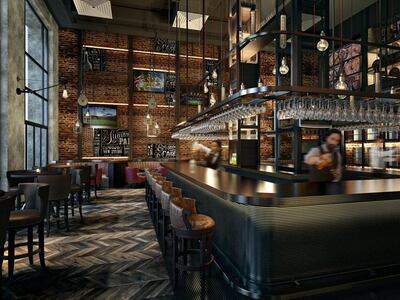 Hamilton's Gastropub at Saadiyat Rotana Resort & Villas in Abu Dhabi. Courtesy Hamilton's Gastropub