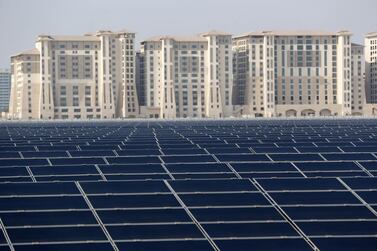 Abu Dhabi is expanding water and power generation in the emirate with the development of solar projects and nuclear energy. AFP
