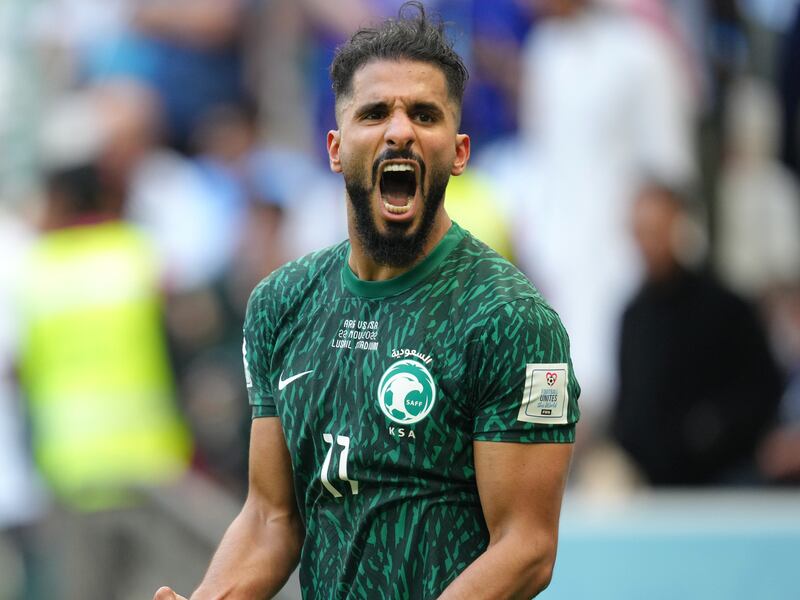 Saleh Al Shehri has found game time hard to find at club level but bagged four goals in two games for Saudi Arabia in recent 2026 World Cup qualifying. PA