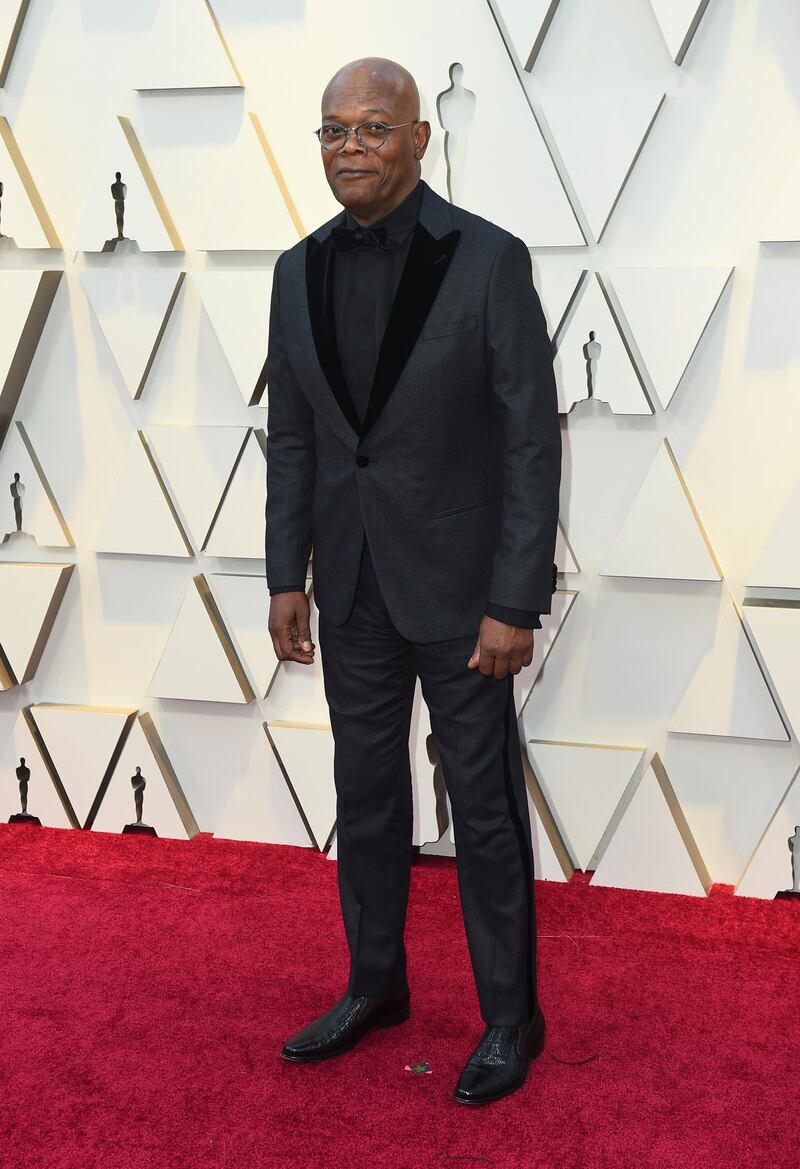 Samuel L. Jackson at the 91st Academy Awards. AP