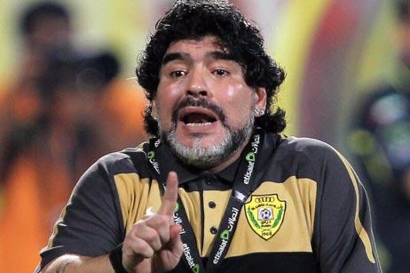 Maradona has been touched by the support he has received, strengthening his feelings regarding the Dubai club.