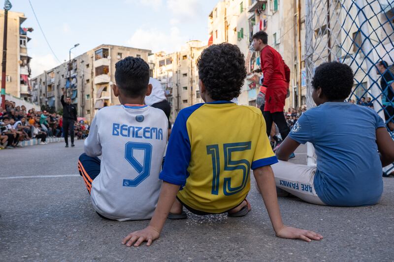 The Al Falaki tournament, Egypt's oldest Ramadan street football competition, is held in Alexandria.