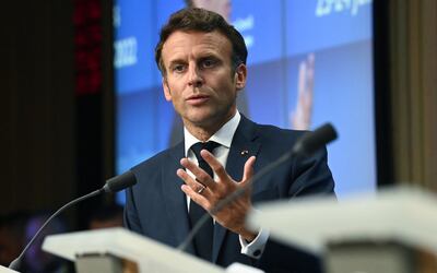 French President Emmanuel Macron retains broad foreign policy powers despite losing his parliamentary majority. AFP 