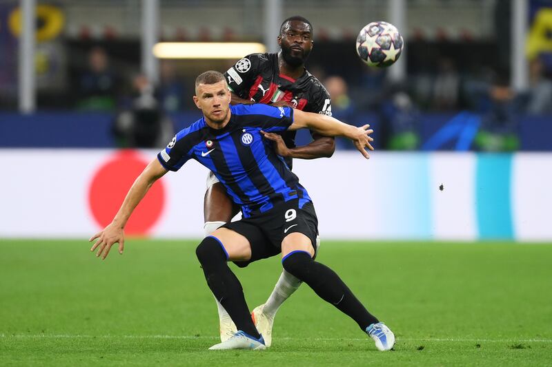 Edin Dzeko 7 – Not quite as influential as his strike-partner on this occasion, but the 37-year-old very nearly opened the scoring after his headed effort forced an incredible save from Maignan. Dzeko continues to be a menace in and around the penalty box. Getty