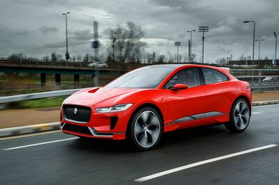 Jaguar's first fully electric production model, the I-Pace, owes much to its Formula E antecedent. Photo: Jaguar Land Rover