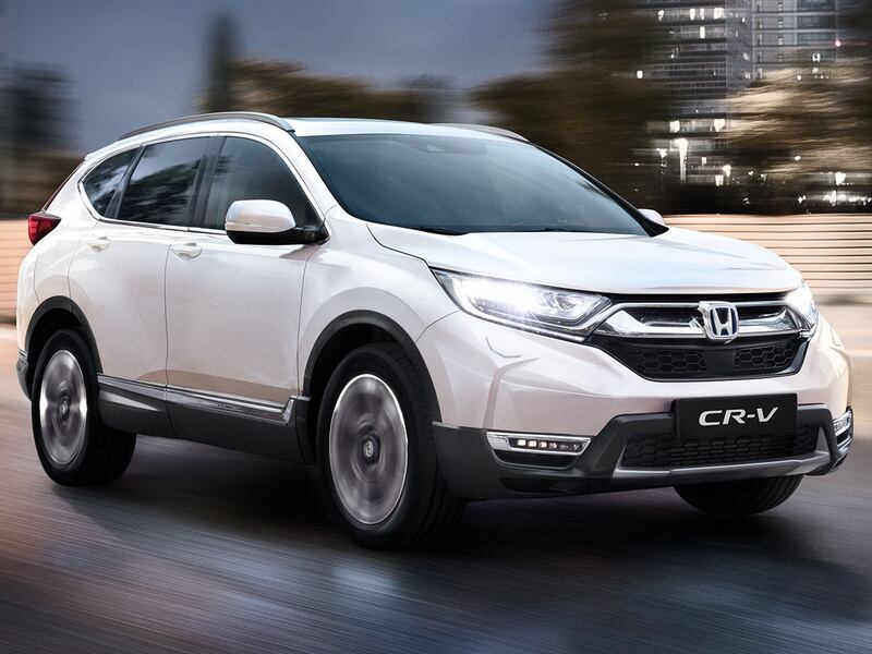 The Middle East model of the Honda CR-V Touring comes with a direct injection, 2.4-litre combustion engine, as opposed to the 1.5-litre engine and hybrid system in other markets.