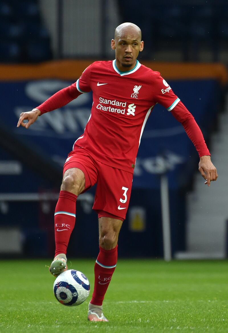 Fabinho - 7. The Brazilian broke up Albion attacks and moved the ball forward quickly. He shifted position to centre back for the closing stages. Getty