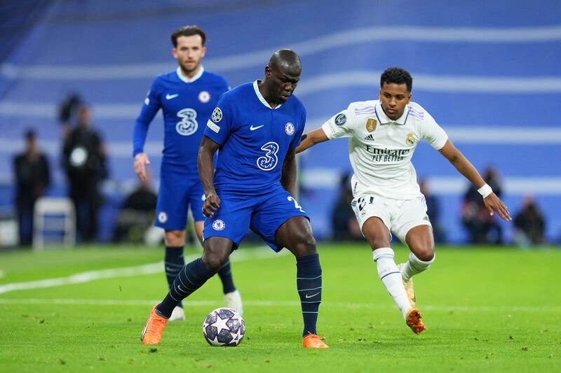 Kalidou Koulibaly - 6. Displayed excellent pace and strength to shield Rodrygo off the ball and stop him from running through on goal just after the break. However, he had to leave the pitch a few minutes later with an injury. Getty