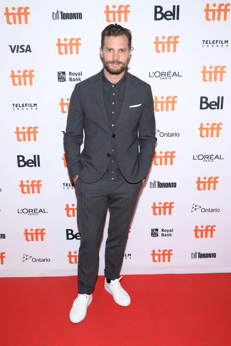 Jamie Dornan attends the premiere of 'Endings, Beginnings' during the 2019 Toronto International Film Festival on September 8, 2019. AFP