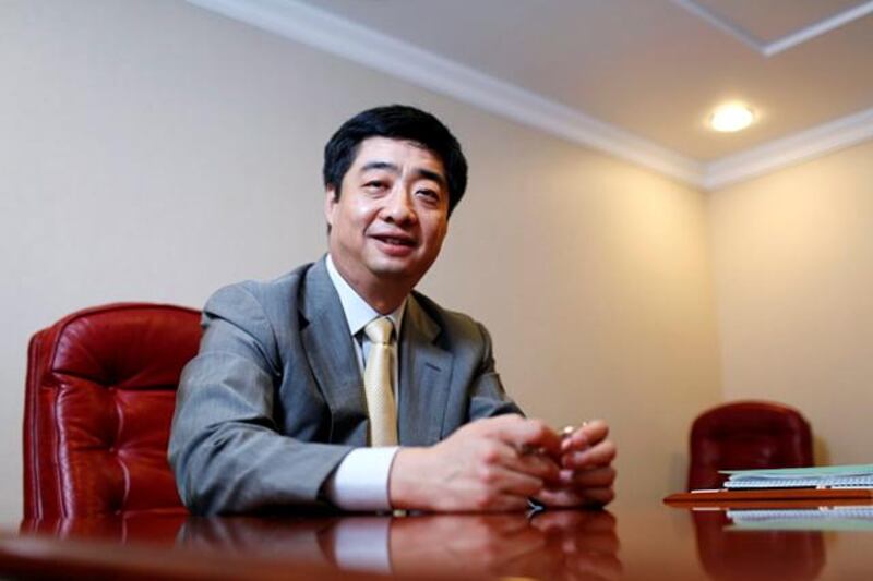 Ken Hu, the rotating chief executive and deputy chairman of Huawei. (Sarah Dea / The National)