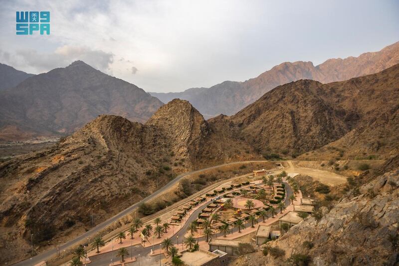 Dhi Ain is a village in Al Mikhwat, a province of Al Baha, Saudi Arabia.