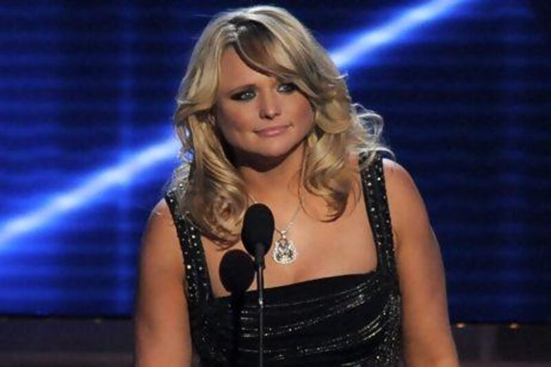Miranda Lambert won three gongs at the 48th Academy of Country Music Awards. AP