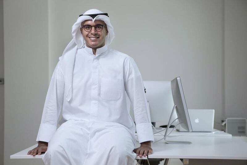 Abdullah Alzabin, founder and CEO of Lumba, a developer of mobile-app games in Dubai Media City. Antonie Robertson / The National