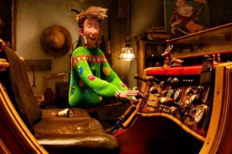 Arthur (voiced by James McAvoy) in ARTHUR CHRISTMAS, an animated film produced by

Credit:  Aardman Animations for Sony Pictures Animation.