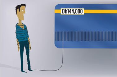 Credit card debt can quickly become a major problem. Illustration by Mathew Kurian 