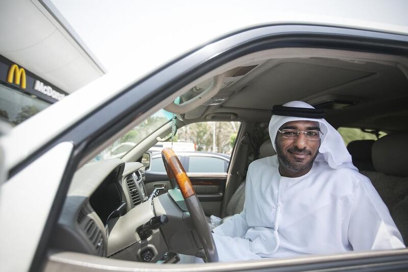 Driver Ali Al Qubaisi is unhappy with the news that petrol prices might increase. ‘It’s a bad move,’ he says. Mona Al Marzooqi / The National