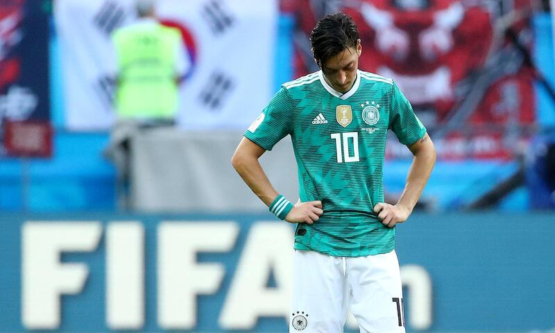 Right wing – Mesut Ozil (Germany)
Sorry to be an uneducated oaf about this. Maybe he really did create millions of chances with a stealth that goes over the head of all those without the requisite football intellect to appreciate his merits. But was the Arsenal schemer not, in fact, just a little bit useless? Michael Dalder / Reuters