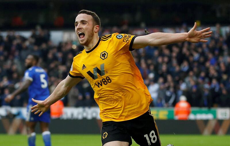 Left midfield: Diogo Jota (Wolves) – The Portuguese decided a thriller against Leicester as he became the first Wolves  player since 1977 to score a top-flight hat-trick. Reuters