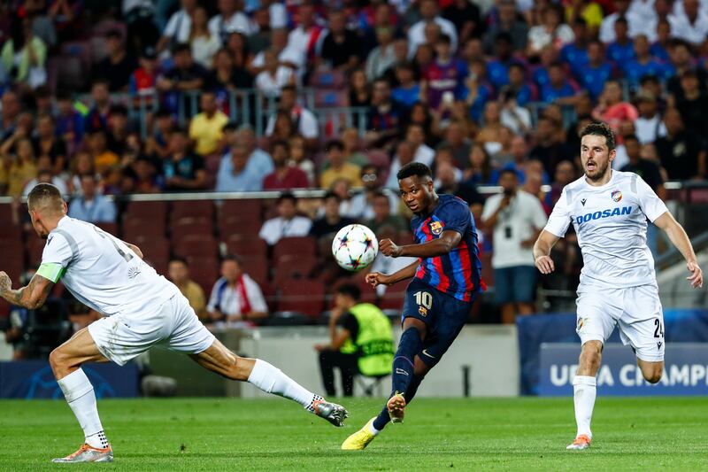 Ansu Fati – 7. Smashed a shot wide on 17 and then hit a weaker shot on target four minutes later. Lively to the left of Lewandowski and while not to Dembele’s level, was worthy of his start. The fans love him and his youth, supporting him after he came back from serious injuries. AP