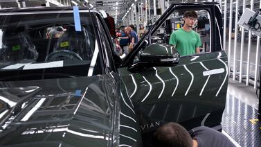 Rivian's factory in Normal, Illinois. Analysts and investors view Volkswagen's investment as a strategic move to address the German car maker's software challenges. Reuters