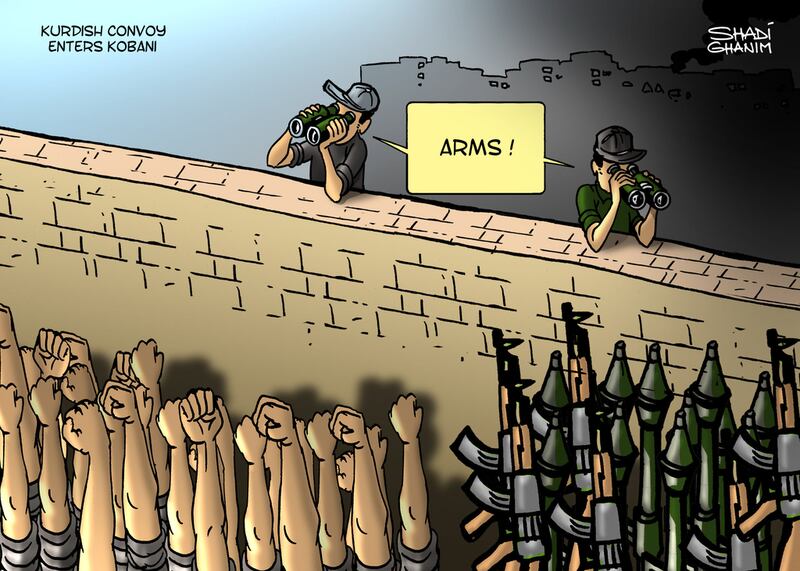 Cartoon by Shadi Ghanim 3/11/2014