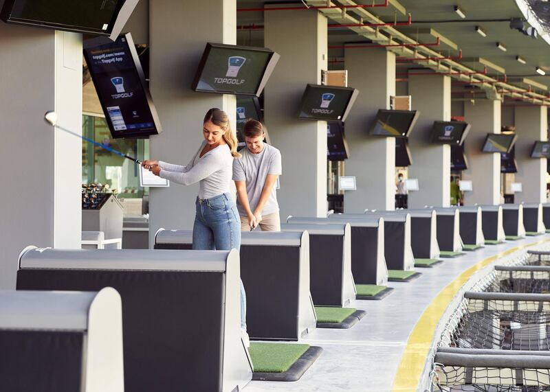 As well as golf, visitors will be able to take part in virtual racecar driving, cricket, falconry, tennis, horse-racing, cycling, rugby and football. Courtesy Topgolf