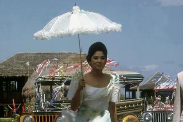 Imelda Marcos, the wife of former president Ferdinand Marcos of the Philippines in 1972. Getty Images