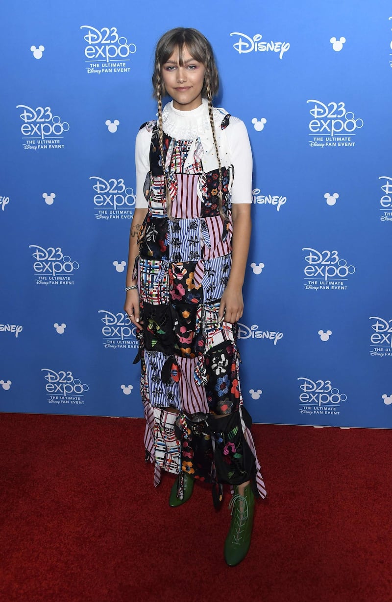 Grace VanderWaal at the D23 Expo 2019 at Anaheim Convention Centre on August 23, 2019 in California. AFP
