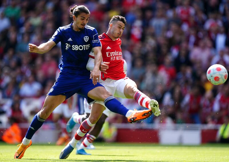 SUBS: Pascal Struijk - (On for Gelhardt 29’) 6. Brought on after Ayling red card and can at least claim Arsenal failed to add to their two goals after his arrival. PA