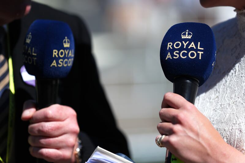 TV mics at Royal Ascot. Getty Images