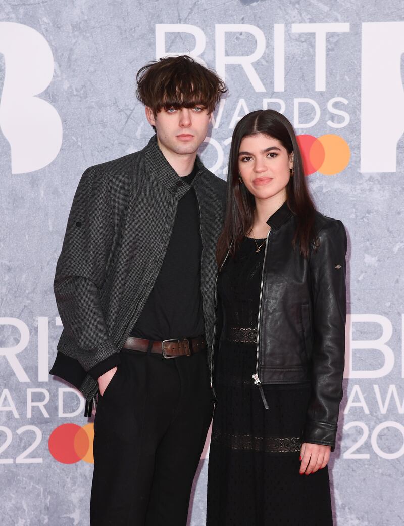 Oasis star Liam Gallagher's children Lennon Gallagher and Molly Moorish. Getty Images