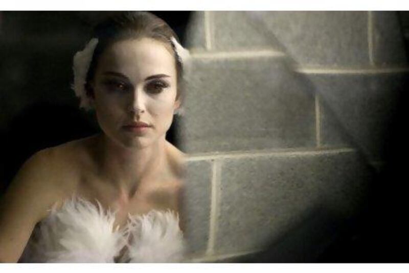Natalie Portman in a scene from Black Swan.