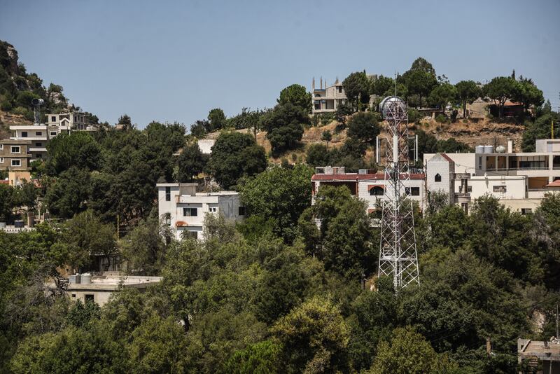 Ogero, Lebanon's state-run telecoms provider, has a mast in Hrar, but connection speeds are often very slow. Elizabeth Fitt for The National