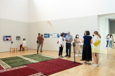 The exhibition commemorates the 75th anniversary of the partition of India. Photo: Art Jameel